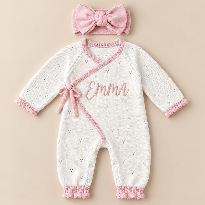Romper + Bow Headband